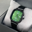Classic Vintage Quartz Saat - Yeşil Siyah